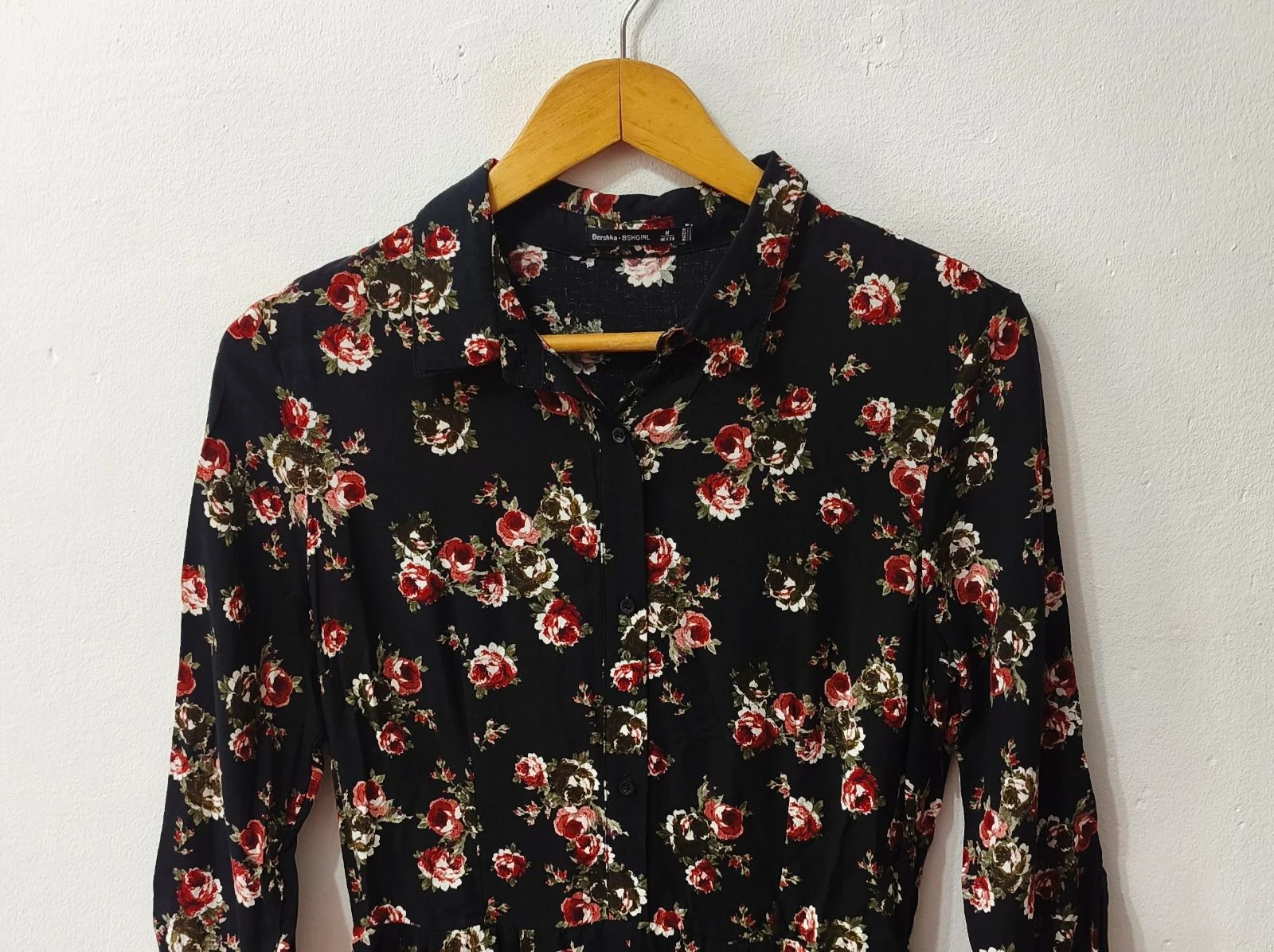 Mono corto floreado negro Bershka mujer Talla M – photo 3